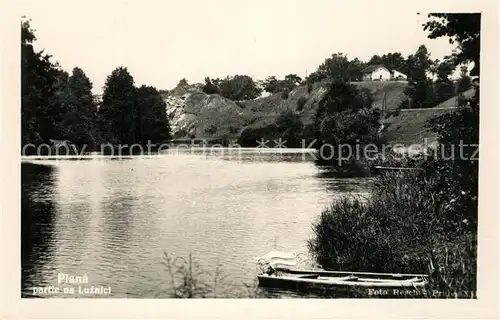 AK / Ansichtskarte Plana_Plan Partie na Luznici Plana_Plan