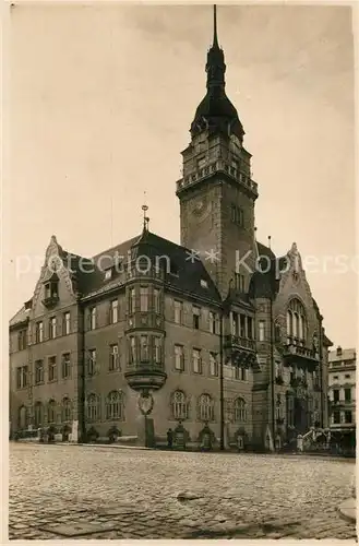 AK / Ansichtskarte Maehrisch_Schoenberg Rathaus Maehrisch Schoenberg