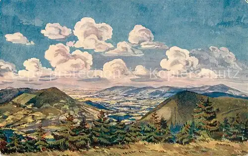 AK / Ansichtskarte Radhoscht Pohled s Radhoste Radhoscht