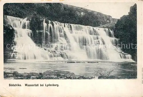 AK / Ansichtskarte Suedafrika Wasserfall bei Lydenburg Suedafrika