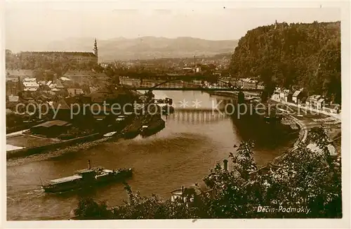 AK / Ansichtskarte Decin_Boehmen Podmokly Decin Boehmen