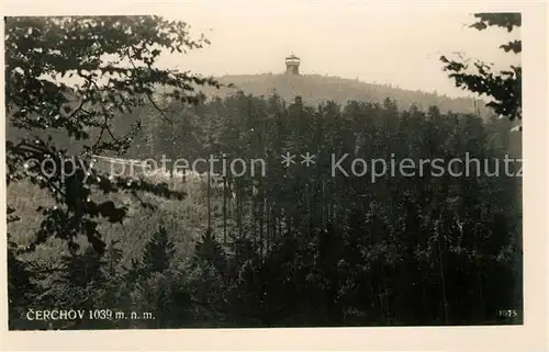 AK / Ansichtskarte Cerchov Panorama Wasserturm Cerchov