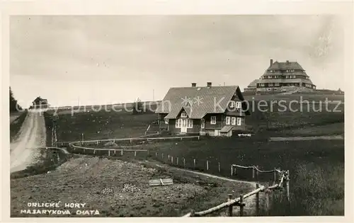 AK / Ansichtskarte Orlicke_Hory Masarykova Chata Orlicke Hory