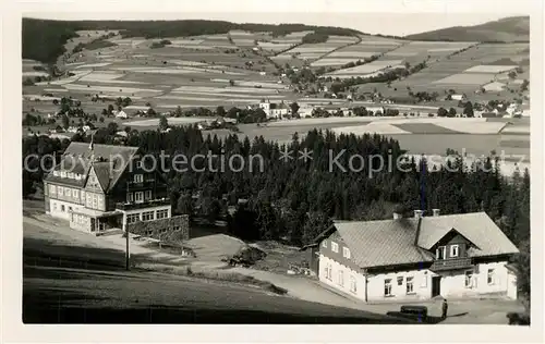 AK / Ansichtskarte Hory_Orlicke Jiraskuv dum a Panorama Hory Orlicke