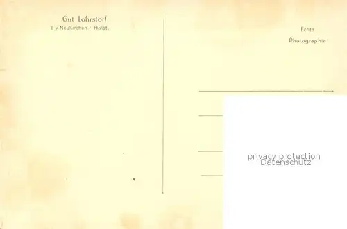 AK / Ansichtskarte Neukirchen_Oldenburg Gut Loehrstorf Neukirchen Oldenburg