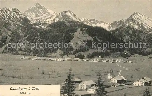 AK / Ansichtskarte Tannheim_Tirol Panorama Tannheim Tirol