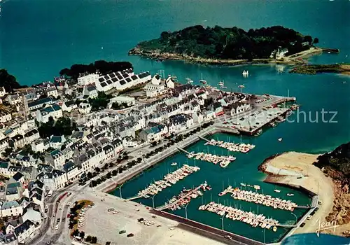 AK / Ansichtskarte Treboul_Douarnenez Fliegeraufnahme Port plaisance Tristan Treboul Douarnenez