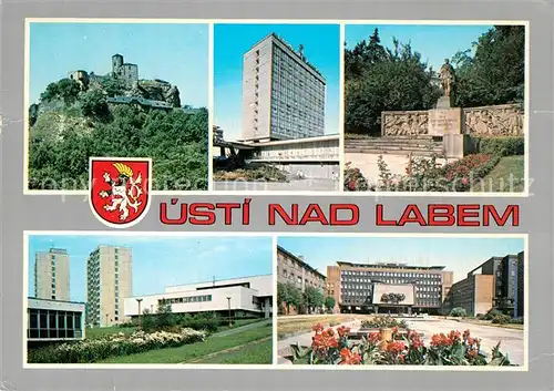 AK / Ansichtskarte Usti_nad_Labem Biliny a Labe Usti_nad_Labem