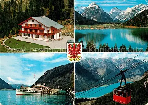 AK / Ansichtskarte Maurach_Achensee Pension Alpenblick Luftseilbahn Maurach Achensee