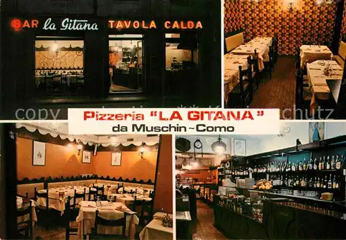 AK / Ansichtskarte Como_Lombardia Pizzeria La Gitana da Muschin Como Lombardia