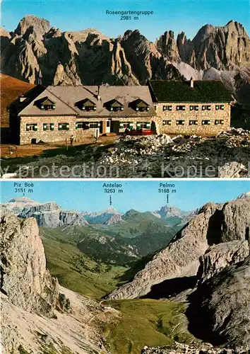 AK / Ansichtskarte Bolzano Schlernhaus Fliegeraufnahme Tierser Alpen Bolzano