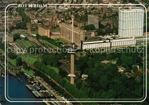 AK / Ansichtskarte Rotterdam Fliegeraufnahme Euromast met Space Tower  Rotterdam