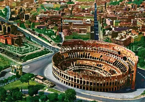 AK / Ansichtskarte Roma_Rom Fliegeraufnahme Il Colosseo Roma_Rom