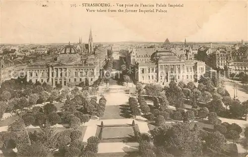 AK / Ansichtskarte Strasbourg_Alsace Palais Imperial Strasbourg Alsace