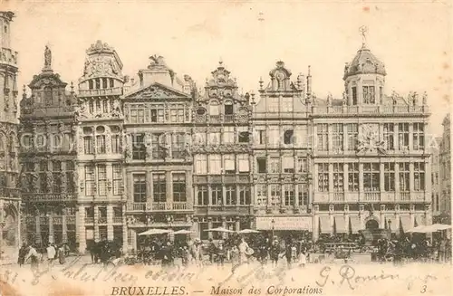AK / Ansichtskarte Bruxelles_Bruessel Maison des Corporations Bruxelles_Bruessel