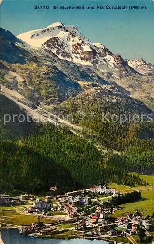 AK / Ansichtskarte St_Moritz_Bad_GR Piz Corvatsch St_Moritz_Bad_GR