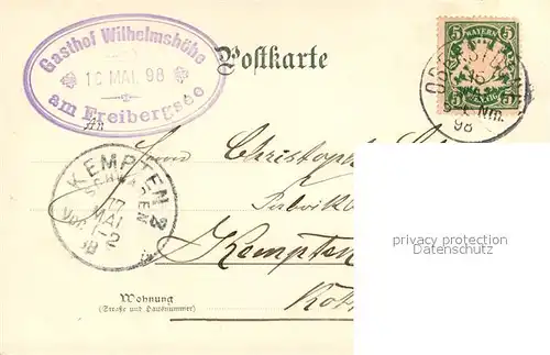 AK / Ansichtskarte Oberstdorf Freibergsee Mondschein Oberstdorf