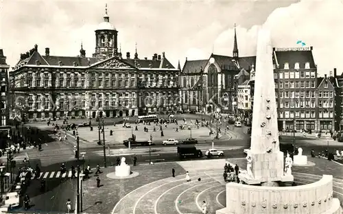 AK / Ansichtskarte Amsterdam_Niederlande Da Koinklijk Paleis National Monument Amsterdam_Niederlande