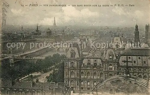 AK / Ansichtskarte Paris Les Sept Ponts sur la Seine Paris