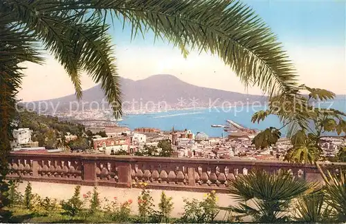 AK / Ansichtskarte Napoli_Neapel Stadtpanorama Napoli Neapel