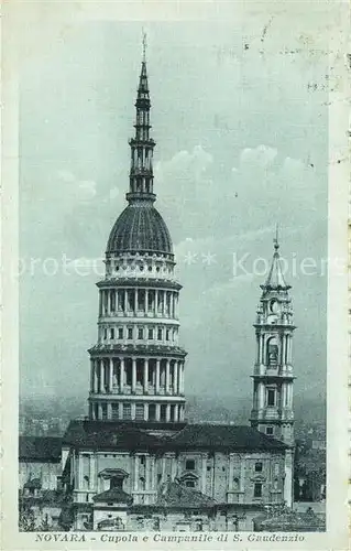 AK / Ansichtskarte Novara Cupola e Campanile die San Gaudenzio Novara