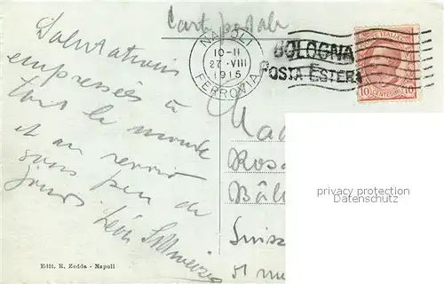 AK / Ansichtskarte Napoli_Neapel Panoarma  Napoli Neapel