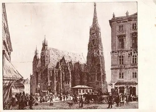 AK / Ansichtskarte Wien Stephansdom Wien