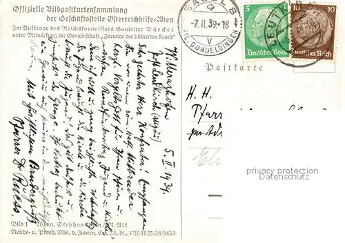 AK / Ansichtskarte Wien Stephansdom Wien