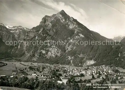 AK / Ansichtskarte Naefels Rautispitz Panorama Naefels