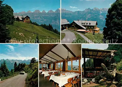 AK / Ansichtskarte Portels_Flums Kurhaus Saesslwiese Churfirsten Alvierkette Portels Flums