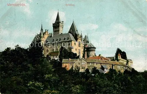 AK / Ansichtskarte Wernigerode_Harz Schloss Wernigerode Harz