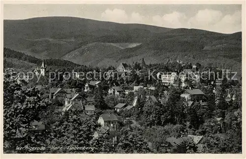 AK / Ansichtskarte Wernigerode_Harz Panorama Lindenberg Wernigerode Harz