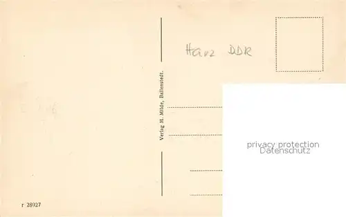 AK / Ansichtskarte Ballenstedt Grosser Siebersteinsteich Ballenstedt