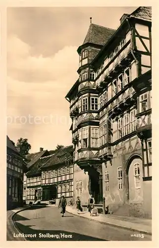 AK / Ansichtskarte Stolberg_Harz Fachwerkbau Luftkurort Stolberg Harz