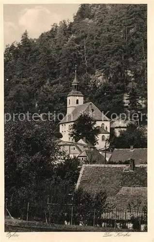 AK / Ansichtskarte Oybin Kirche Berg Oybin Zittauer Gebirge Silesia Karte Nr 1019 Oybin