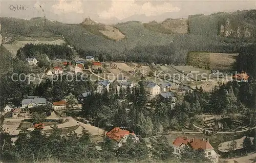 AK / Ansichtskarte Oybin Landschaftspanorama Zittauer Gebirge Oybin