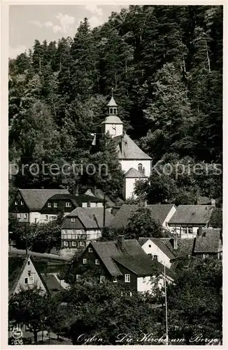 AK / Ansichtskarte Oybin Heiratskirche am Berg Oybin Zittauer Gebirge Oybin