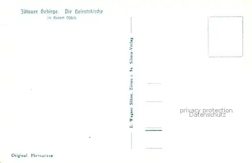 AK / Ansichtskarte Oybin Heiratskirche am Berg Oybin Zittauer Gebirge Oybin