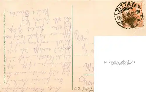 AK / Ansichtskarte Oybin Ortsansicht mit Kirche Berg Oybin Lausitzer Gebirge Oybin