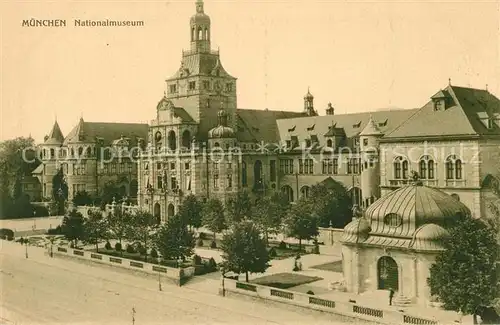 AK / Ansichtskarte Muenchen Nationalmuseum Muenchen