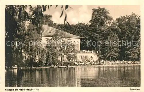 AK / Ansichtskarte Muenchen Seehaus am Kleinhesseloher See Muenchen