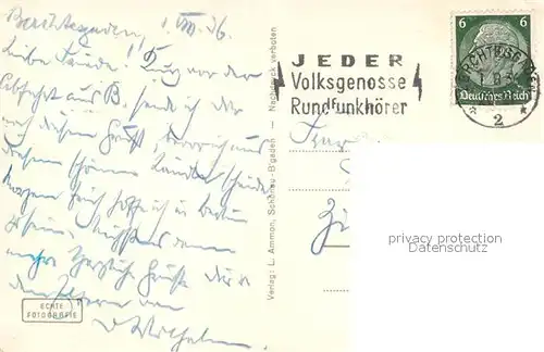 AK / Ansichtskarte Schoenau_Berchtesgaden Landschaftspanorama mit Hochkalter und Reiteralpe Berchtesgadener Alpen Schoenau Berchtesgaden