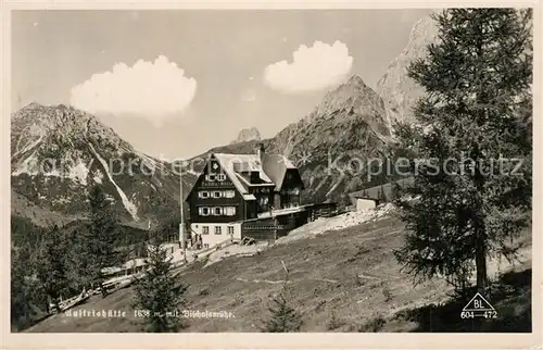 AK / Ansichtskarte Ramsau_Dachstein_Steiermark Austriahuette mit Bischofsmuetze Ramsau_Dachstein