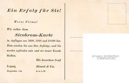 AK / Ansichtskarte Leipzig Europahaus Sicobromkarte Leipzig