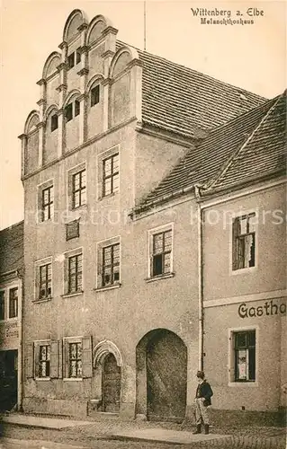 AK / Ansichtskarte Wittenberg_Lutherstadt Melanchthonhaus Historisches Gebaeude Wittenberg_Lutherstadt