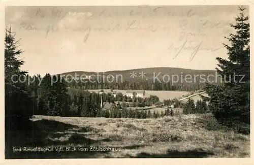 AK / Ansichtskarte Bad_Reiboldsgruen Landschaftspanorama Blick vom Zoebischhaus Bad_Reiboldsgruen