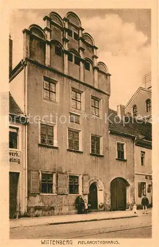 AK / Ansichtskarte Wittenberg_Lutherstadt Melanchthonhaus Historisches Gebaeude Wittenberg_Lutherstadt