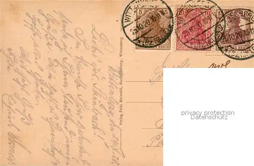 AK / Ansichtskarte Wittenberg_Lutherstadt Blick vom Turm der Stadtkirche Wittenberg_Lutherstadt