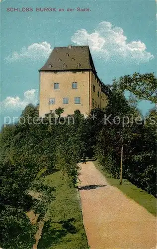 AK / Ansichtskarte Burgk_Saale Orla Kreis Schloss Burgk_Saale Orla Kreis