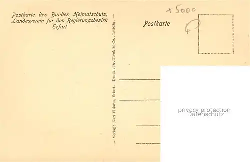 AK / Ansichtskarte Erfurt Breitstrom mit Predigerkirche Heimatschutz Postkarte Erfurt